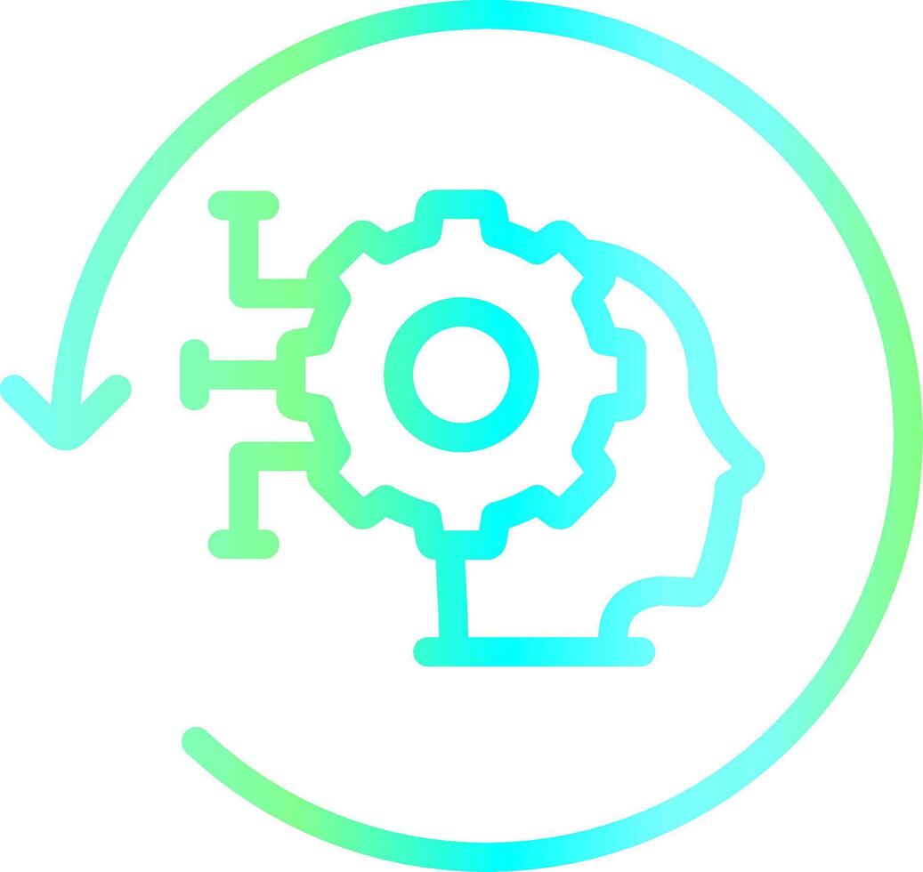 Reverse Engineering Creative Icon Design vector