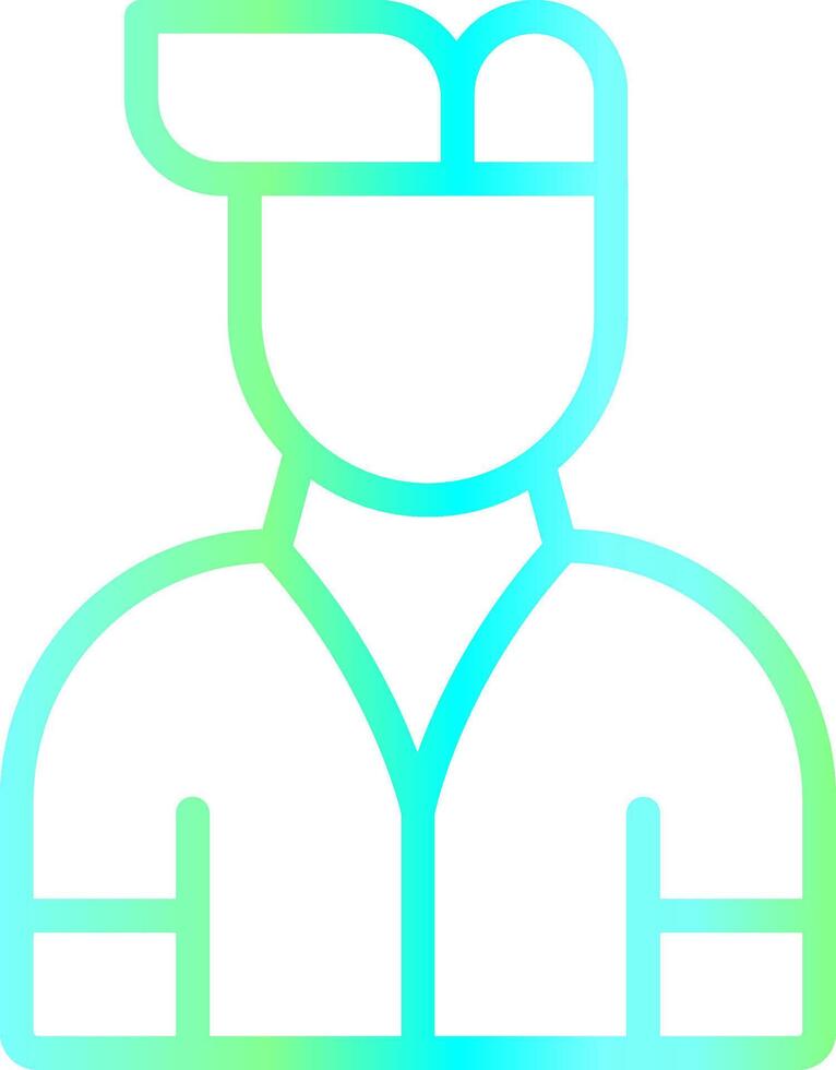 Gate Keeper Creative Icon Design vector