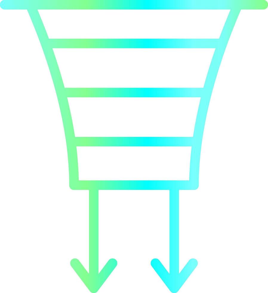 Funnel Creative Icon Design vector