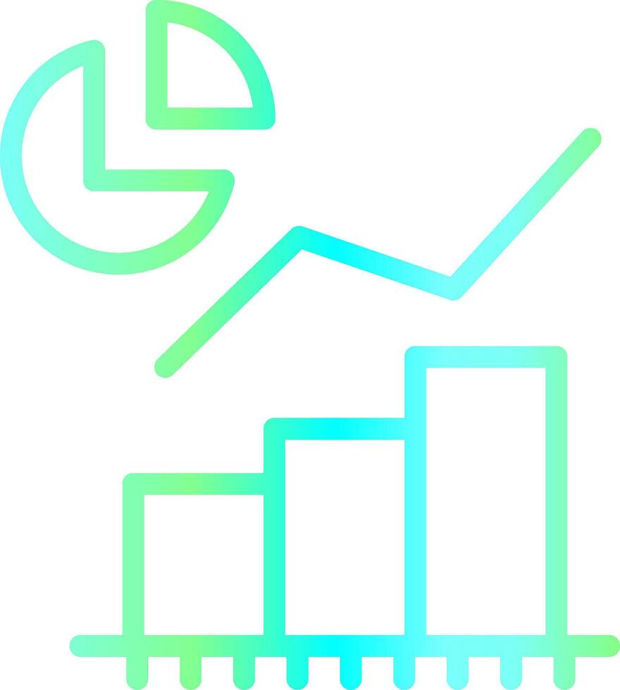 Statistical Analysis Creative Icon Design vector