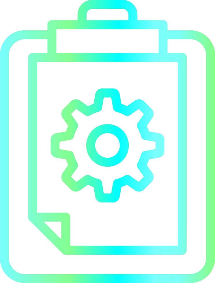 Line Blue Green Gradient Design vector