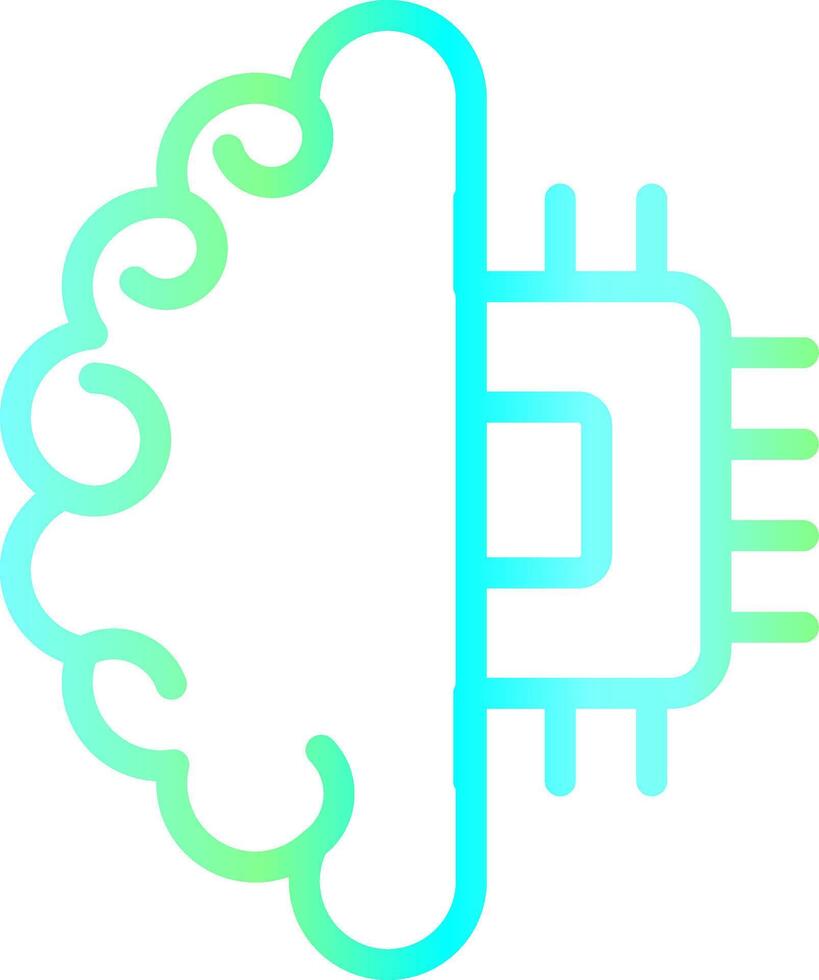 Super Intelligence Creative Icon Design vector