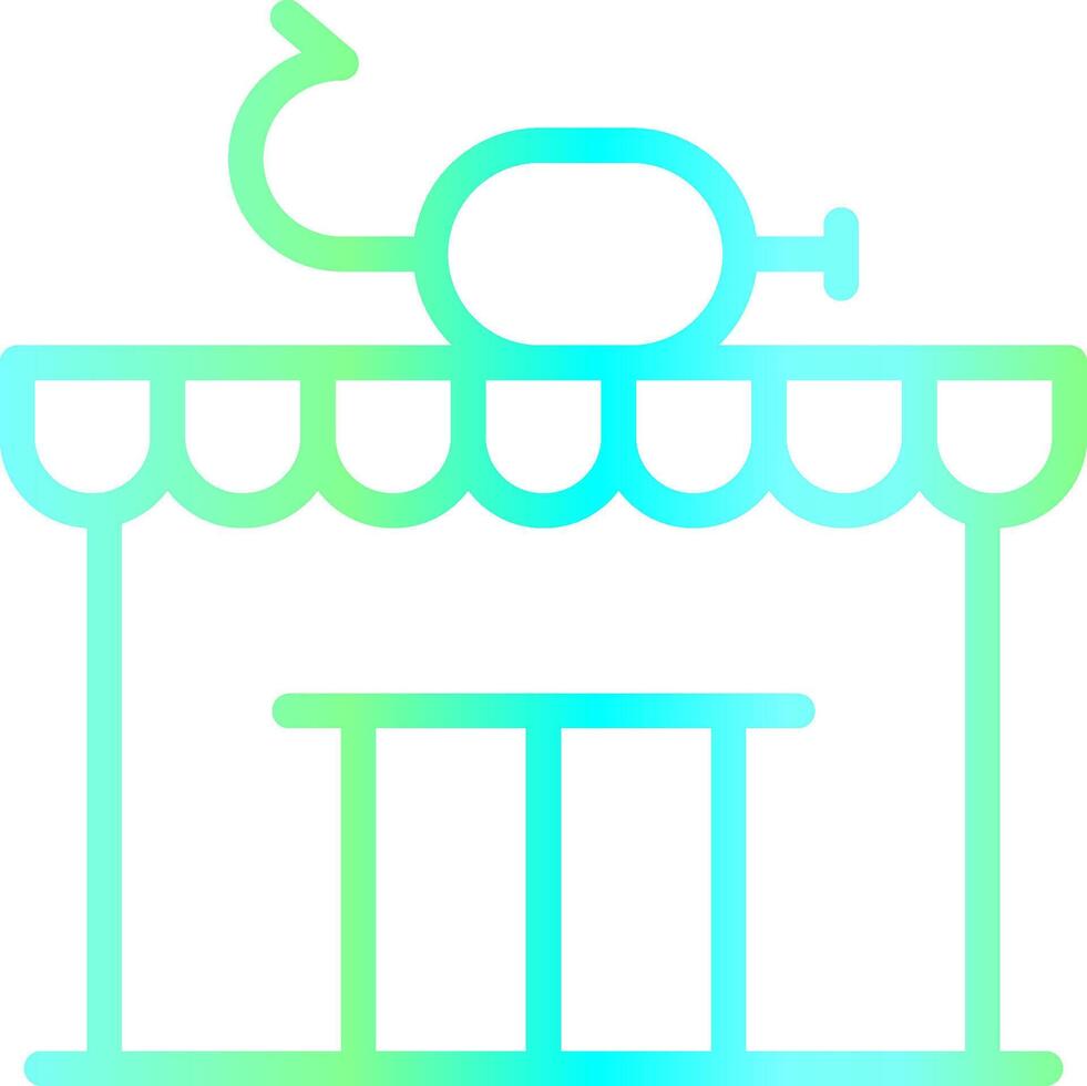 Bait Shop Creative Icon Design vector