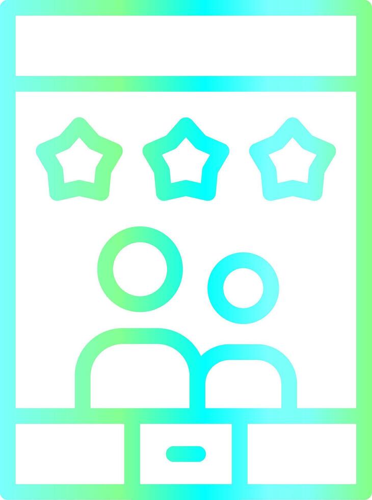 Online Reviews Creative Icon Design vector