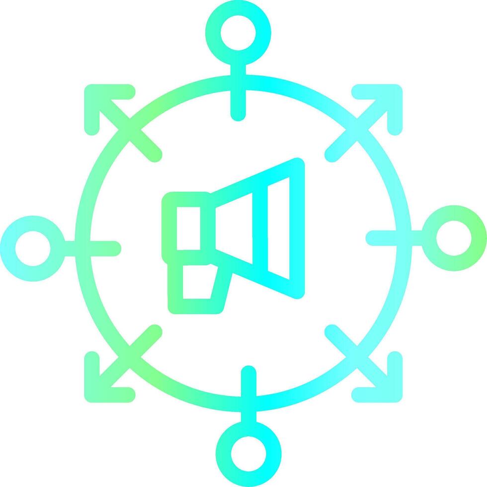 Viral Content Creative Icon Design vector