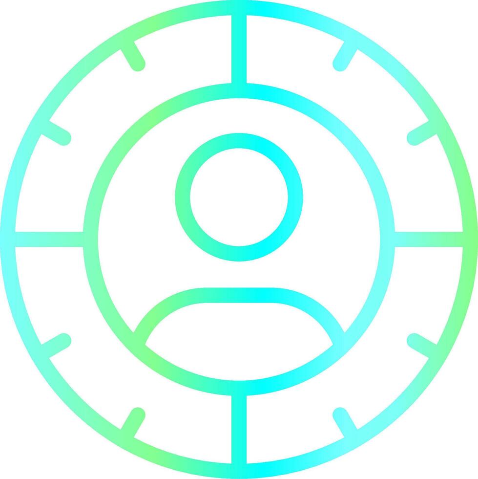 Target Audience Creative Icon Design vector