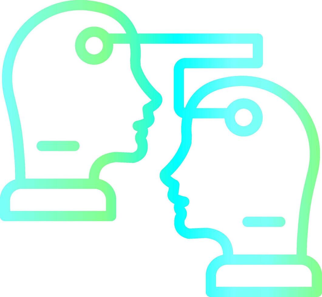 Telepathy Creative Icon Design vector