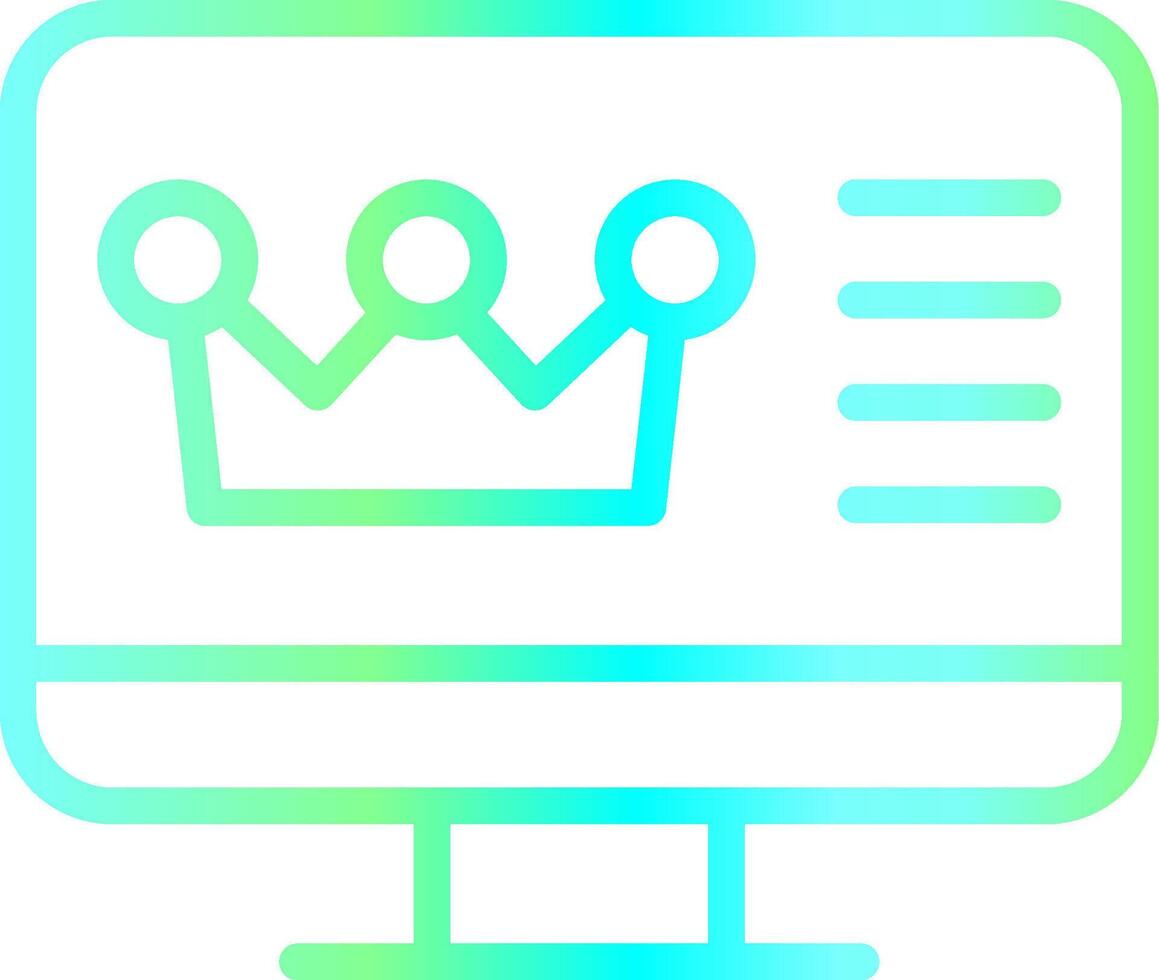 Premium Content Creative Icon Design vector