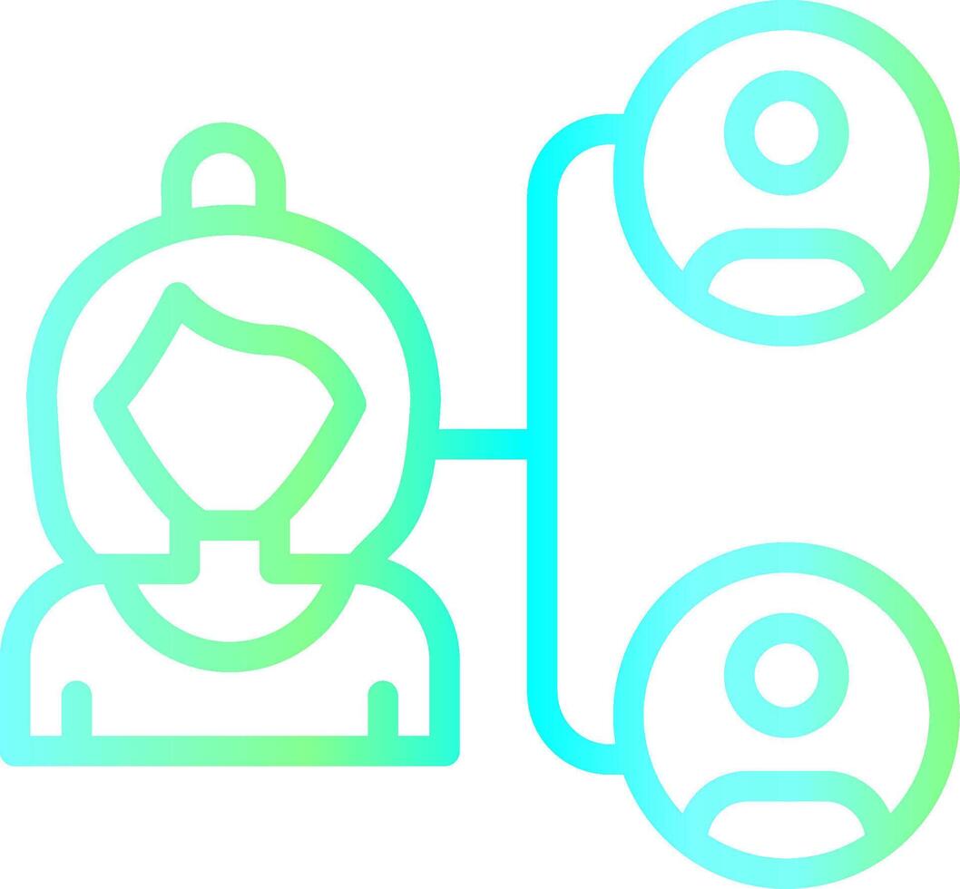 Manager Creative Icon Design vector