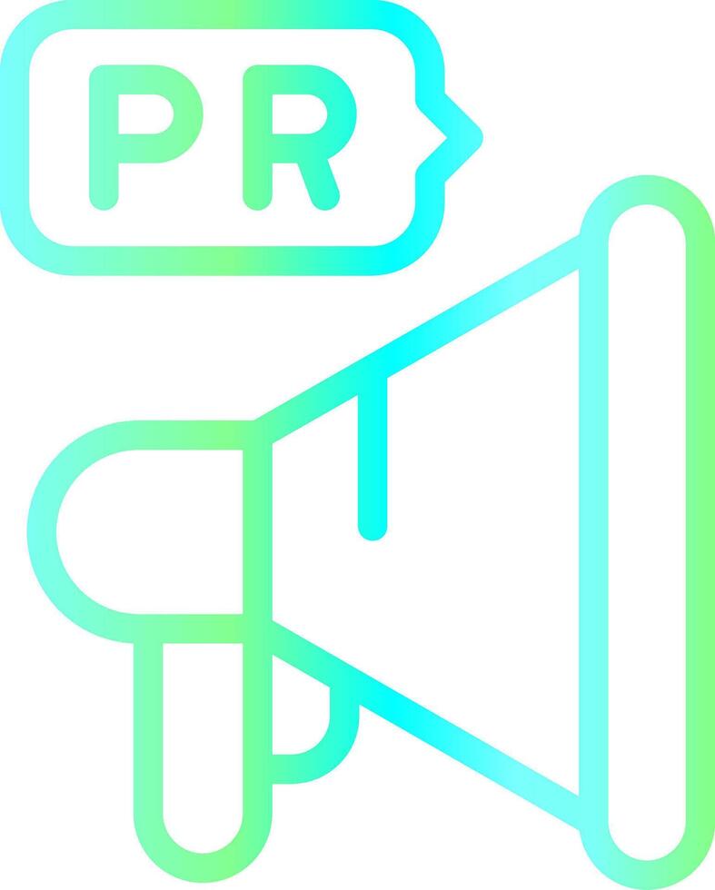 Public Relations Creative Icon Design vector