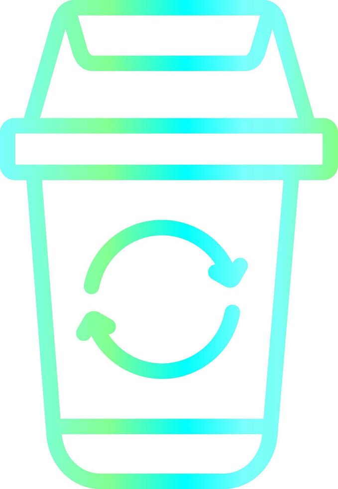 Trash Recycle Creative Icon Design vector