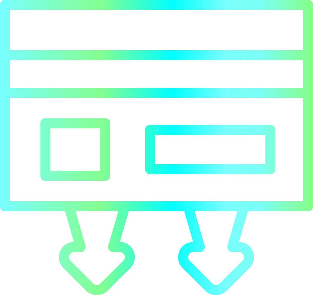 Cash Withdrawal Creative Icon Design vector