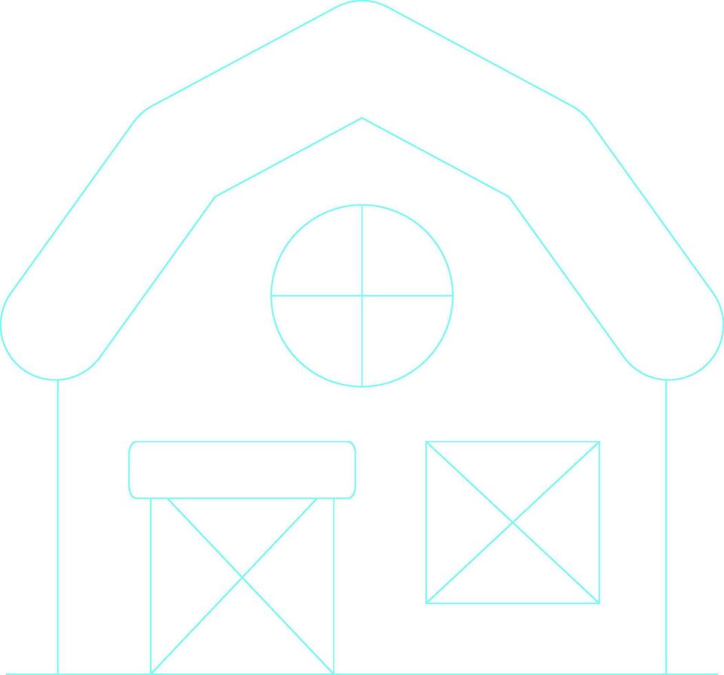 Barn Creative Icon Design vector