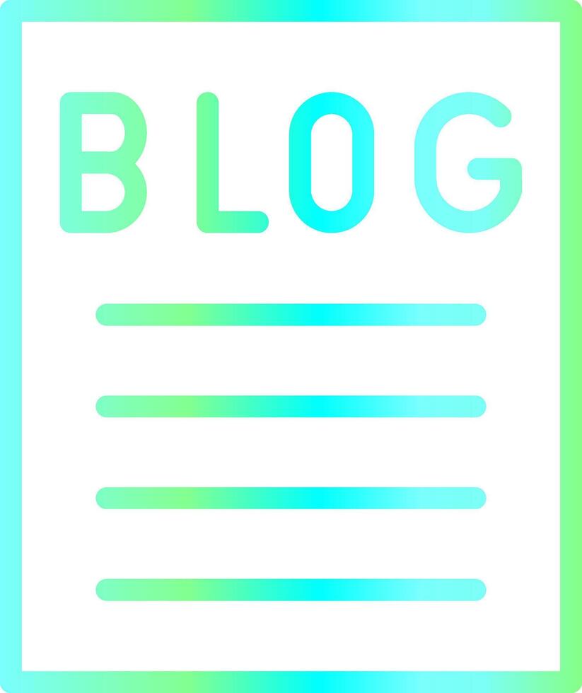 Blogging Creative Icon Design vector