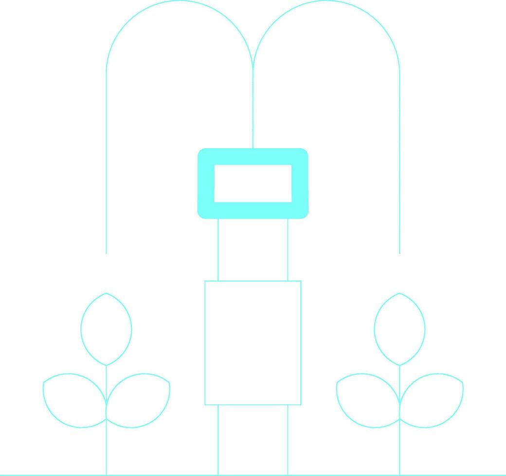 Automatic Irrigation Creative Icon Design vector