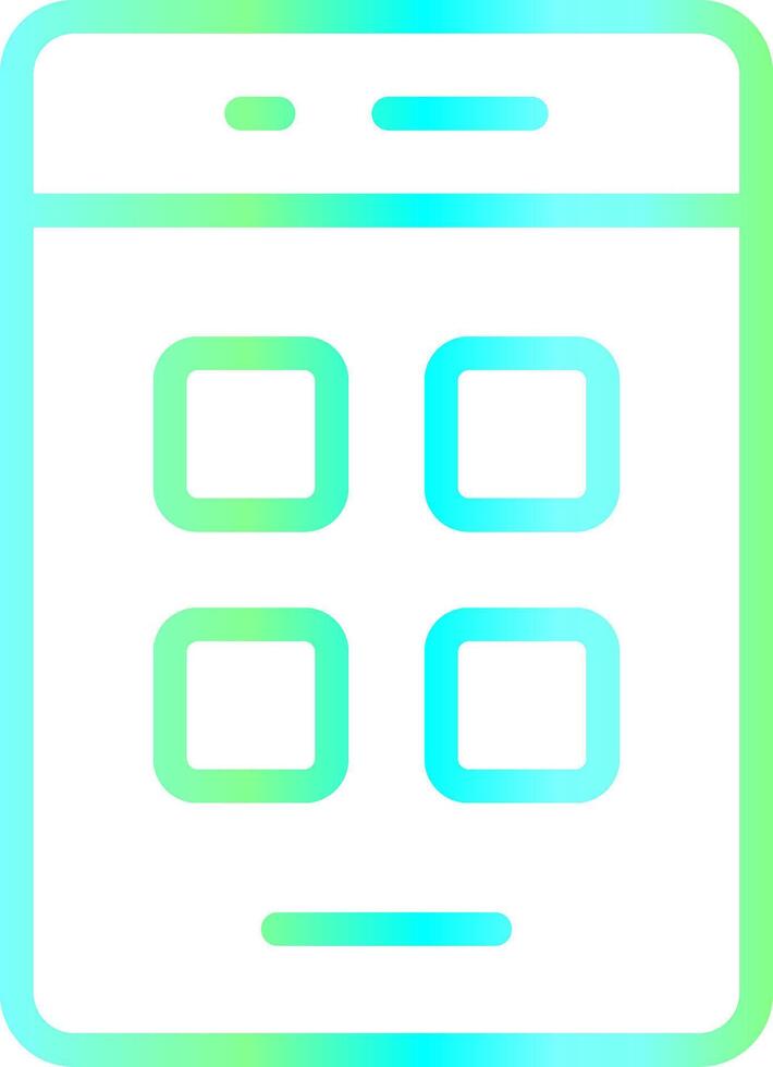 Grid Creative Icon Design vector