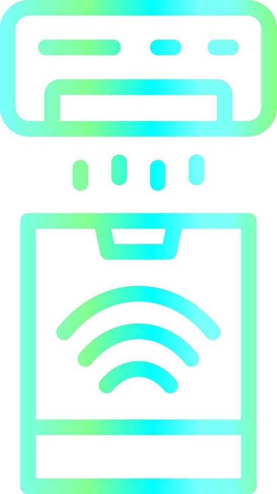 Smart Cooler Creative Icon Design vector