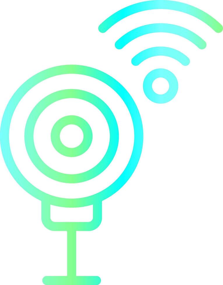 Smart Webcam Creative Icon Design vector