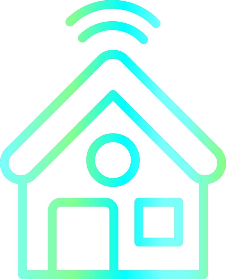 Smart Home Creative Icon Design vector