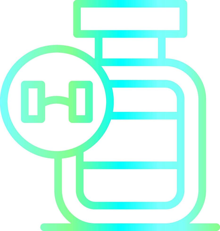 Protein Powder Creative Icon Design vector