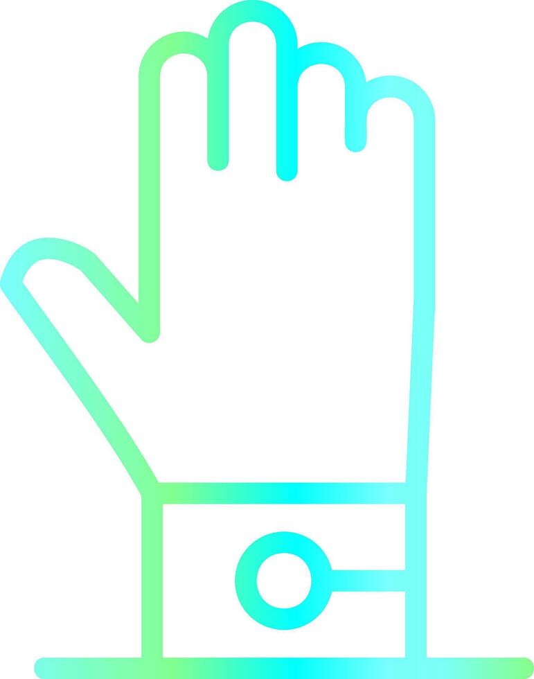 Glove Creative Icon Design vector