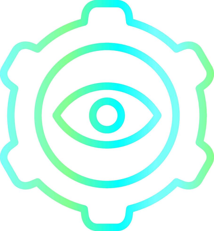 Eye Setting Creative Icon Design vector