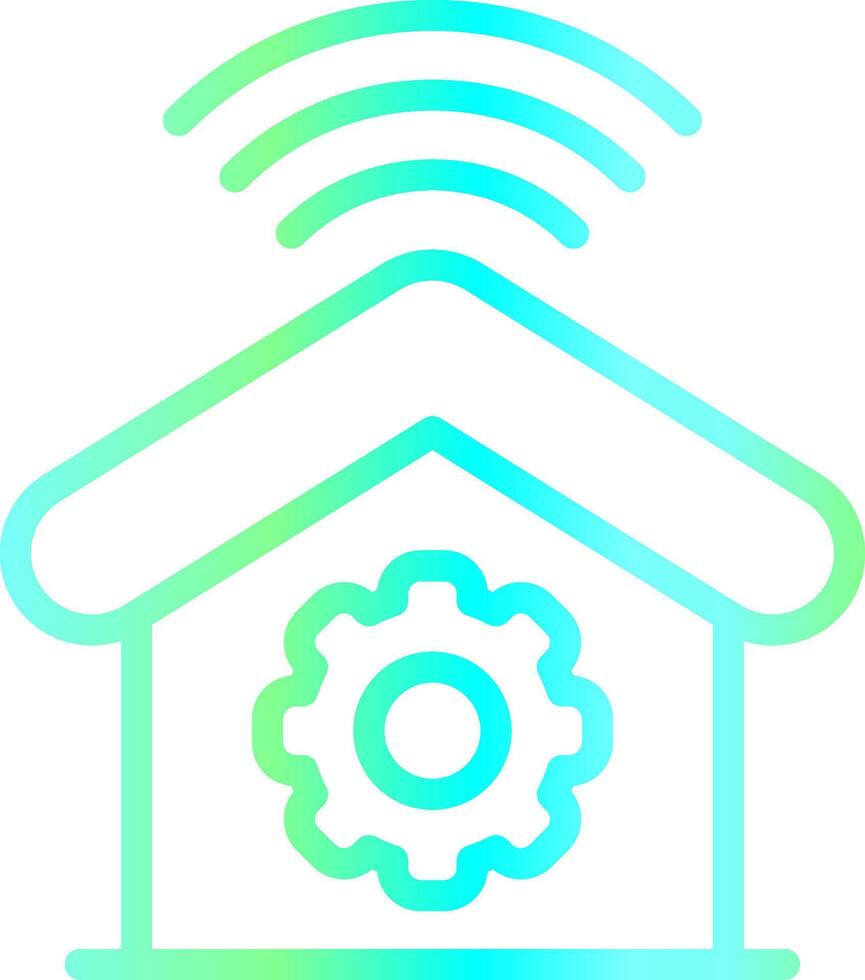 Home Automation Creative Icon Design vector