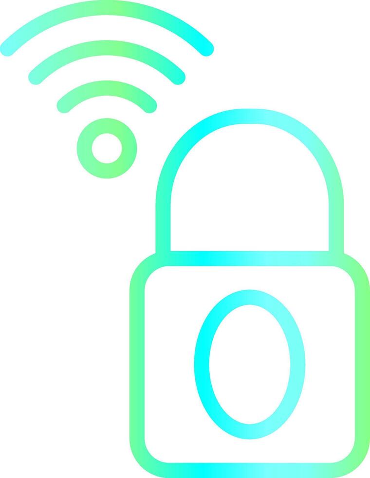 Smart Lock Creative Icon Design vector