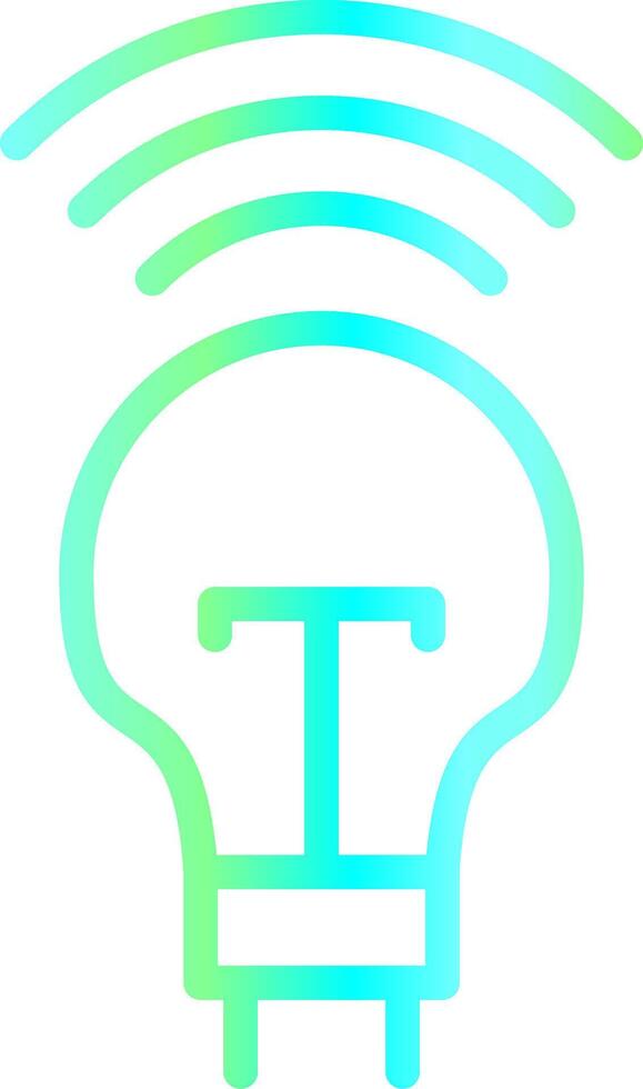 Smart Bulb Creative Icon Design vector