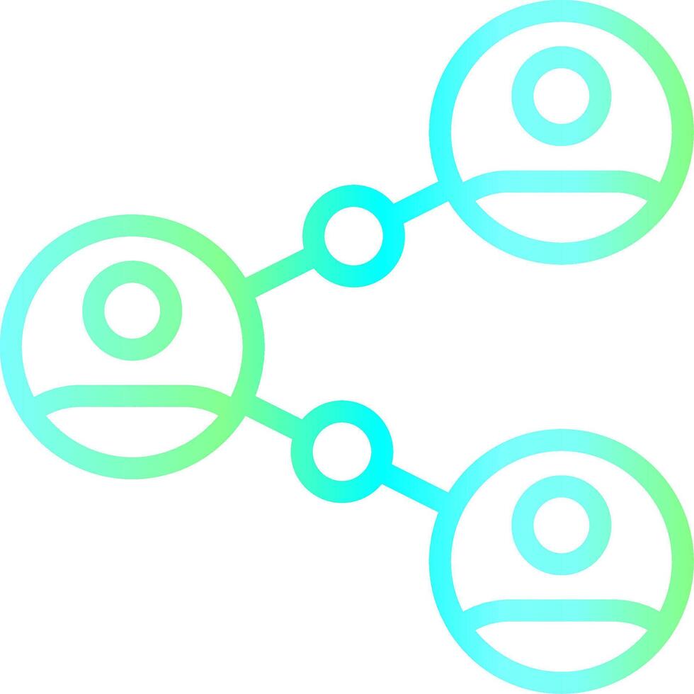 Connected People Creative Icon Design vector
