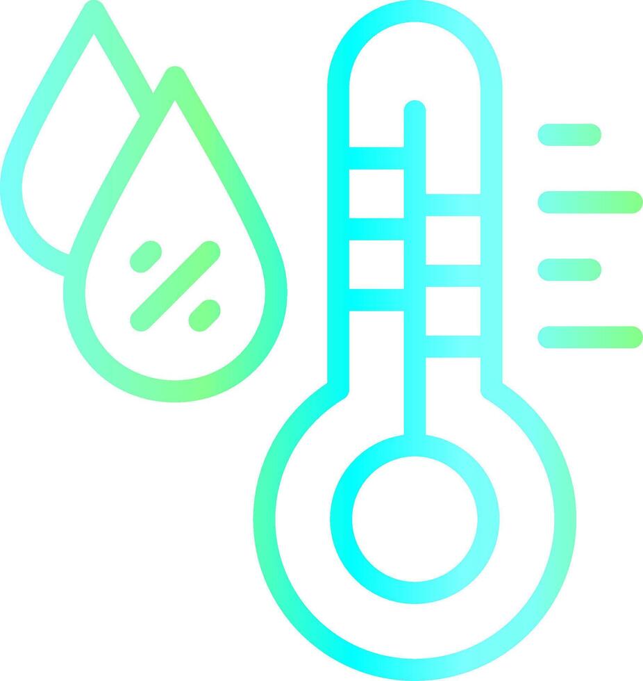 Humidity Creative Icon Design vector