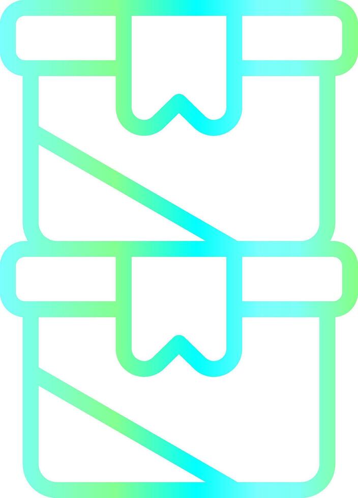 Boxes Creative Icon Design vector