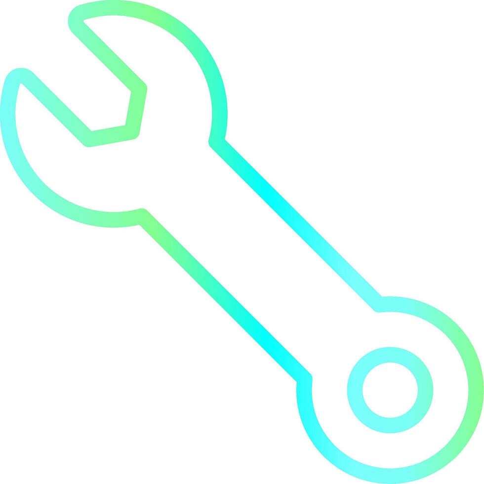 Wrench Creative Icon Design vector