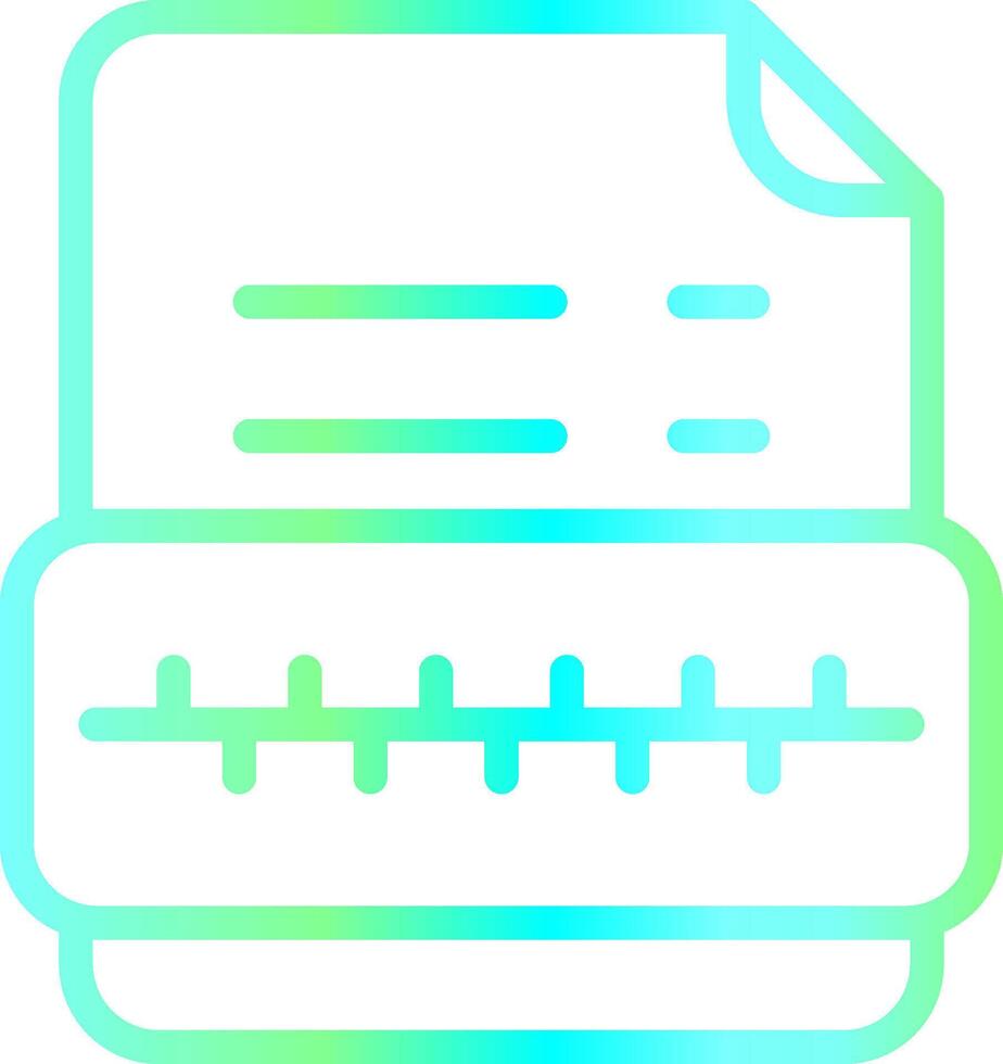Zip File Creative Icon Design vector