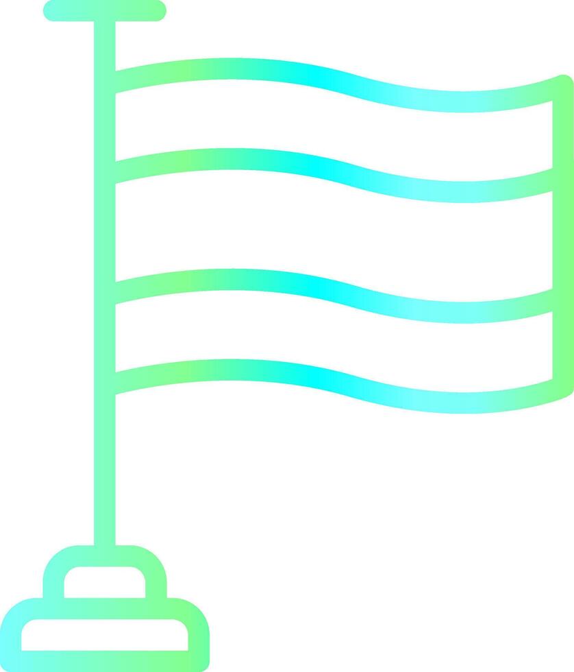 Flag Creative Icon Design vector