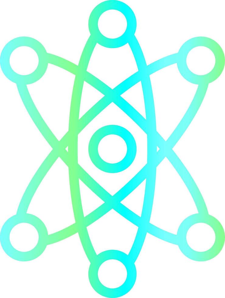 Atom Creative Icon Design vector