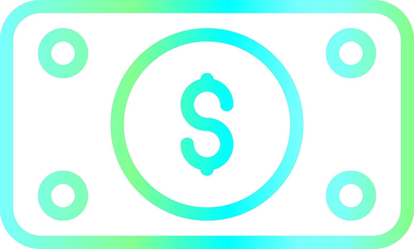 Money Bill Wave Creative Icon Design vector