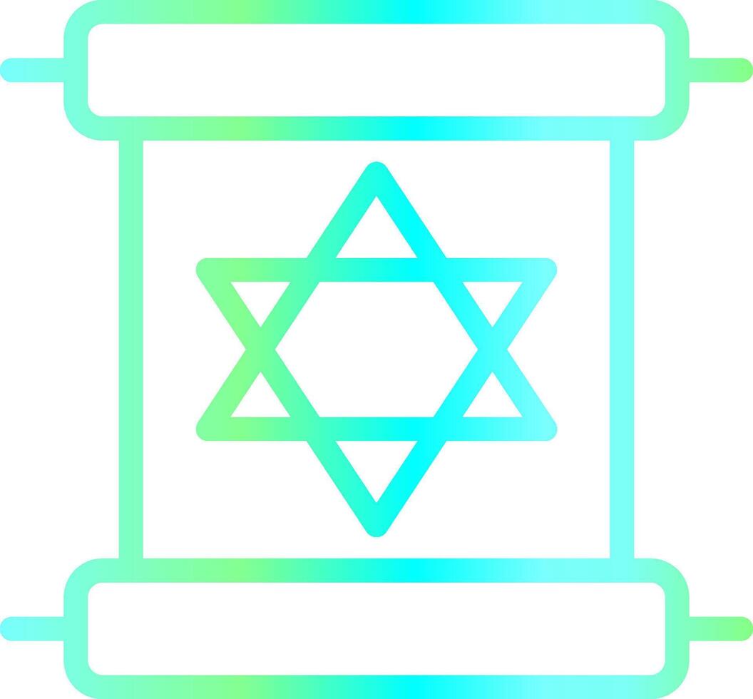 Scroll torah Creative Icon Design vector
