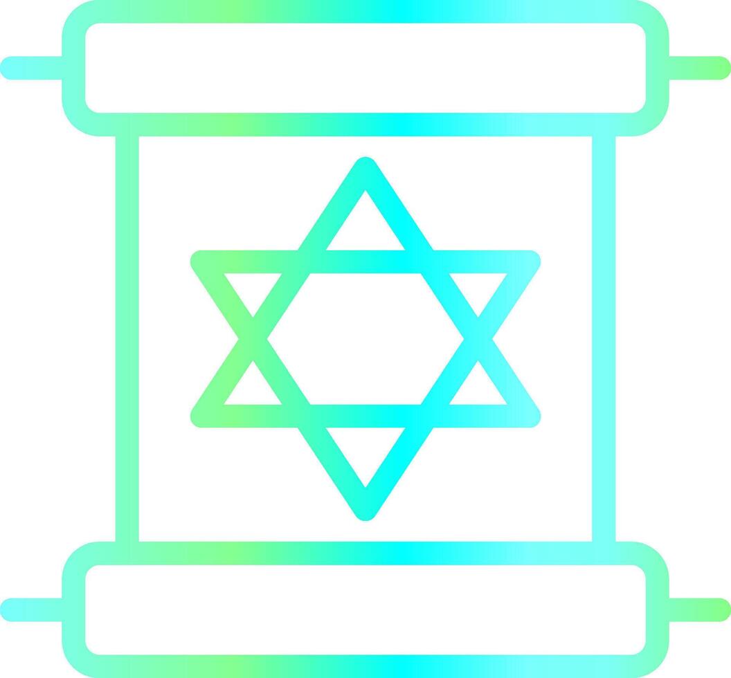 Scroll torah Creative Icon Design vector