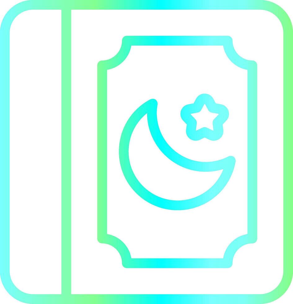 Quran Creative Icon Design vector