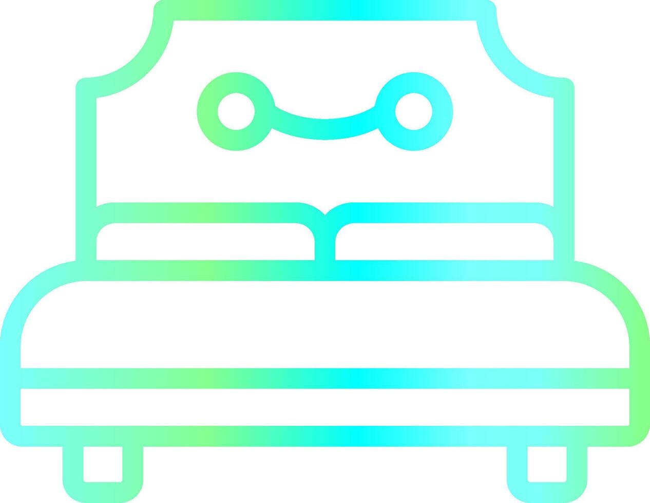 Line Blue Green Gradient Design vector