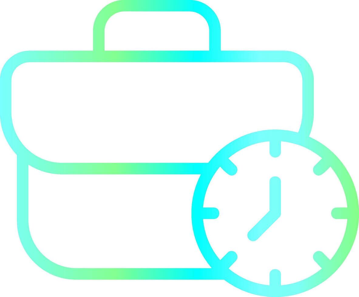 Business Time Creative Icon Design vector
