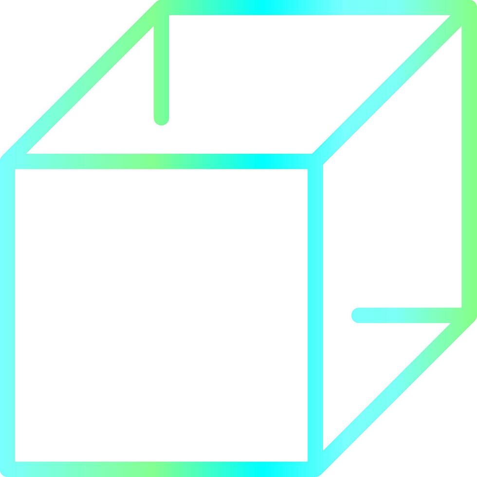 Line Blue Green Gradient Design vector