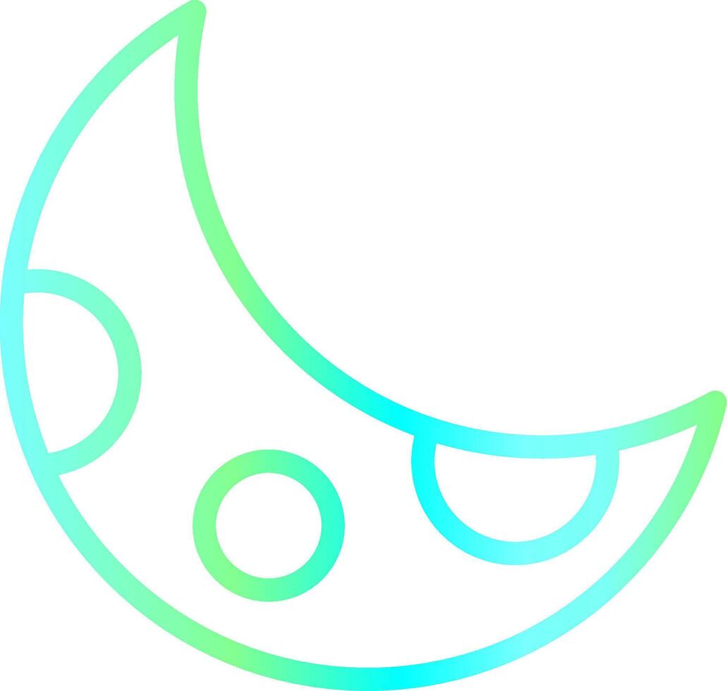 Line Blue Green Gradient Design vector