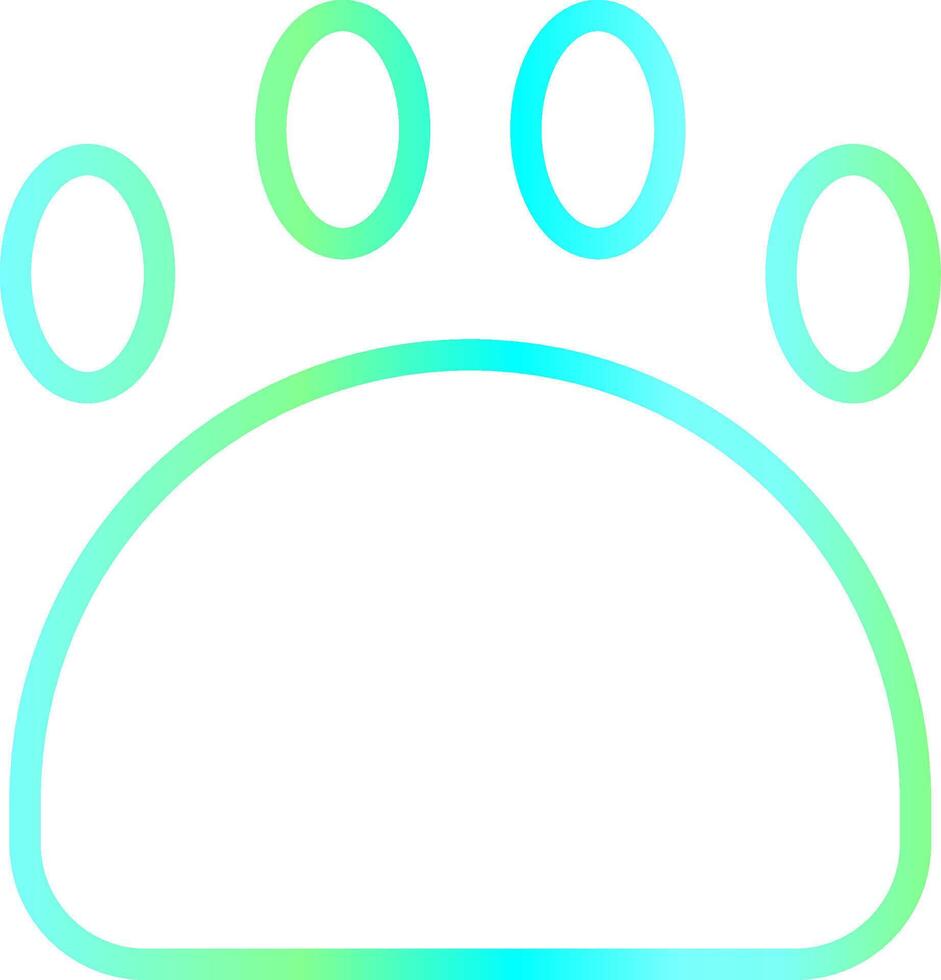 Line Blue Green Gradient Design vector
