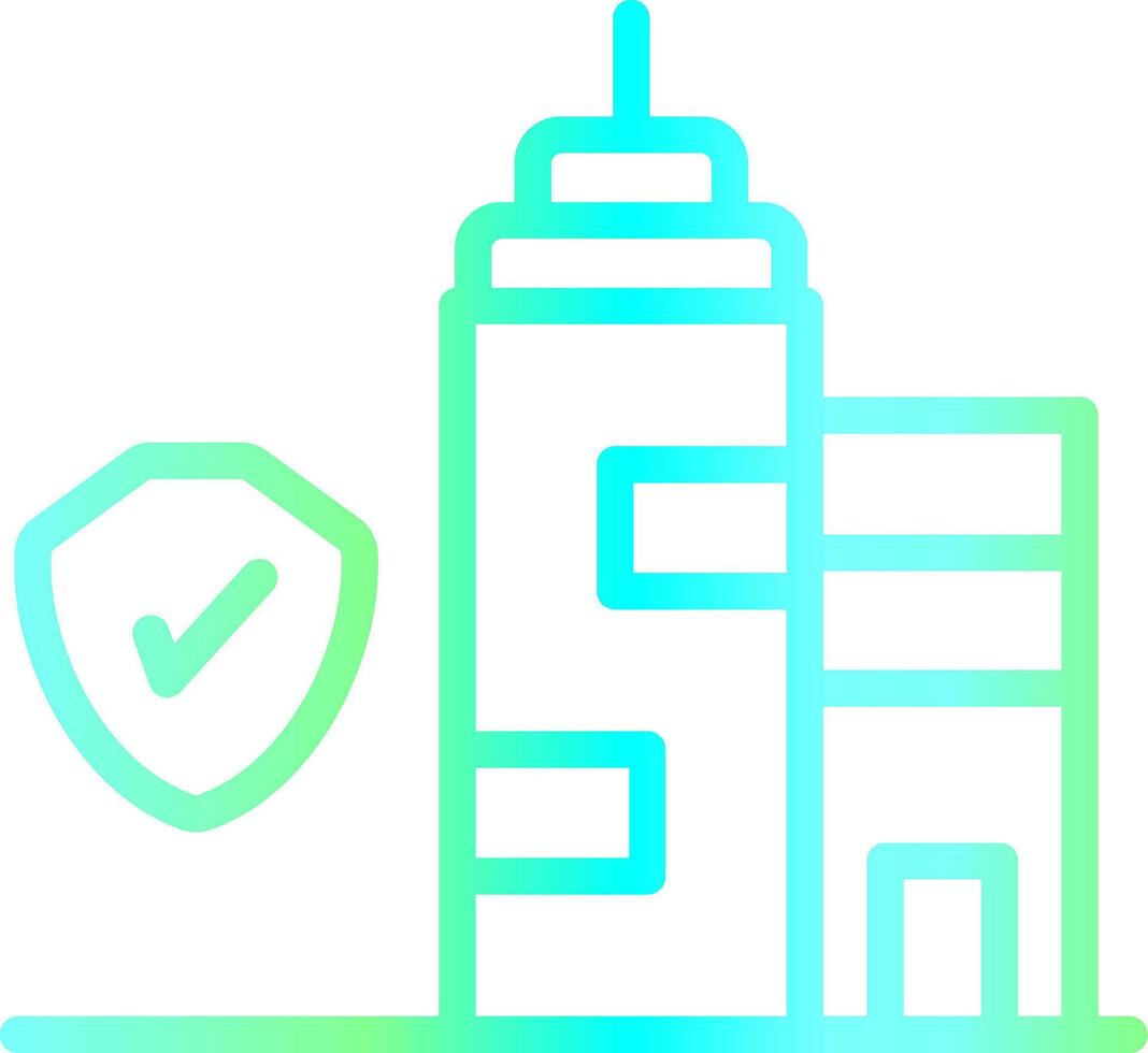 Business Insurance Creative Icon Design vector