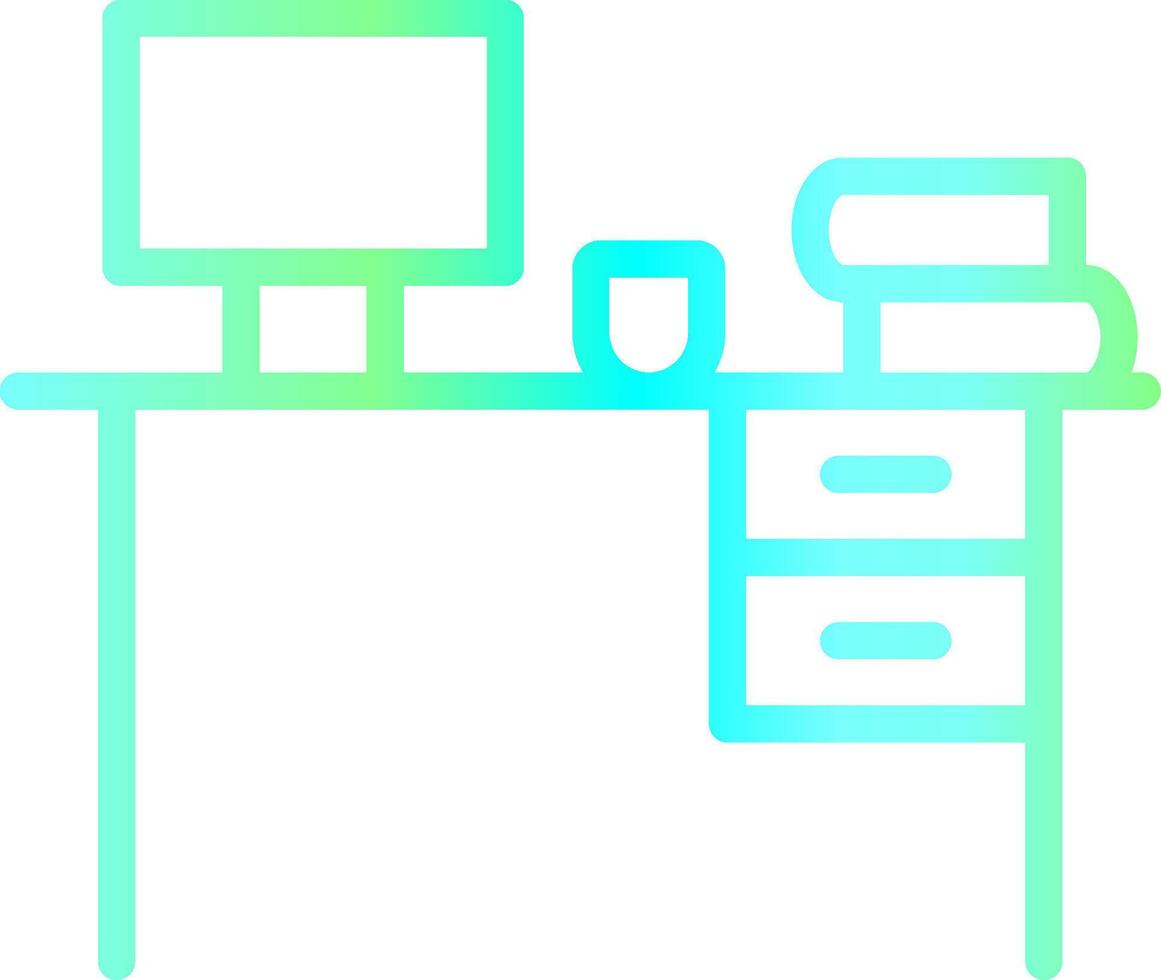 Workstation Creative Icon Design vector