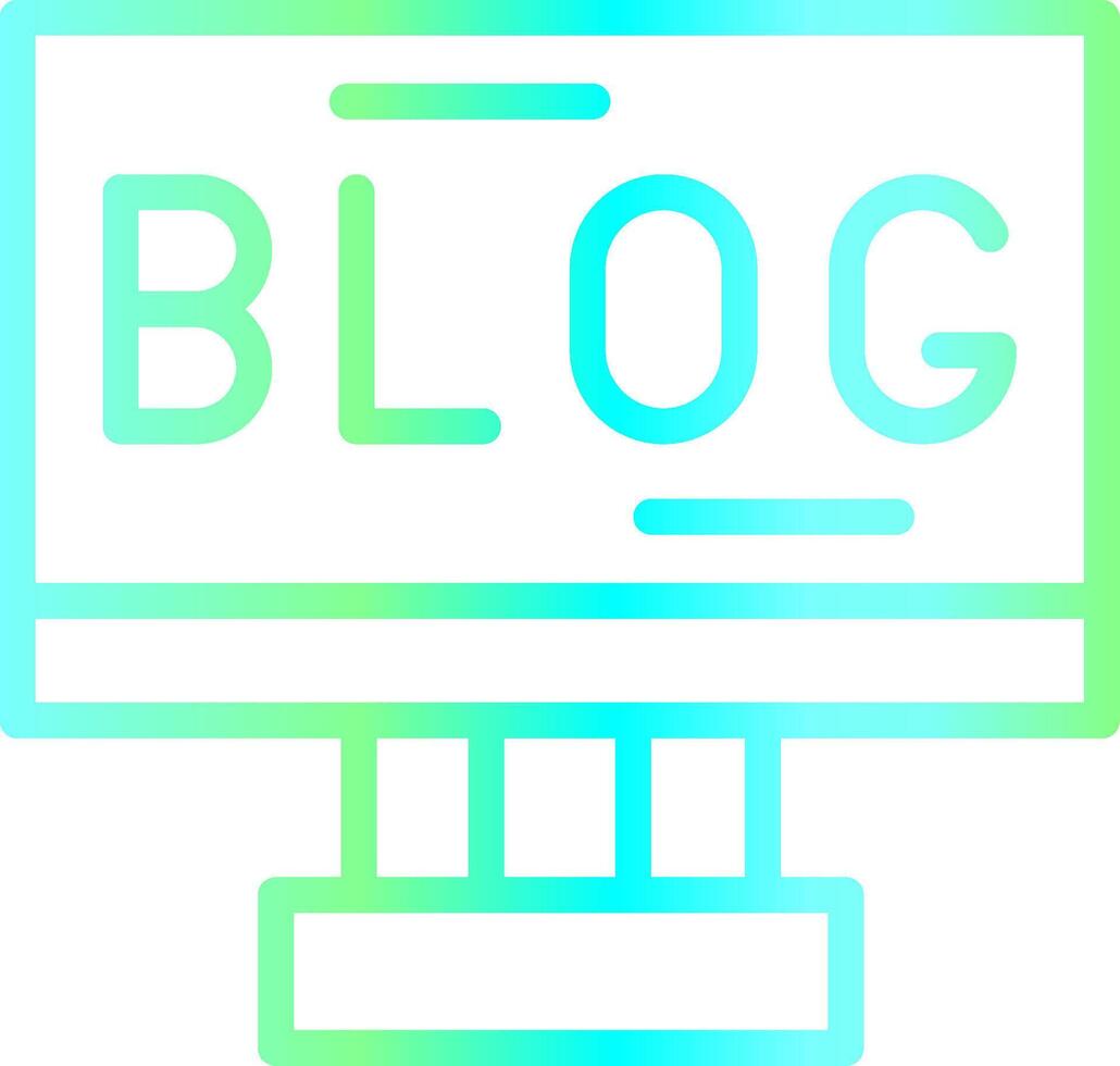 Blogging Creative Icon Design vector