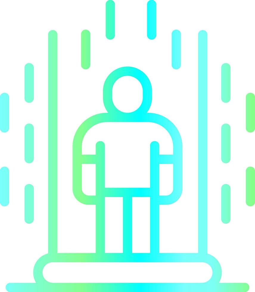 Teleportation Creative Icon Design vector