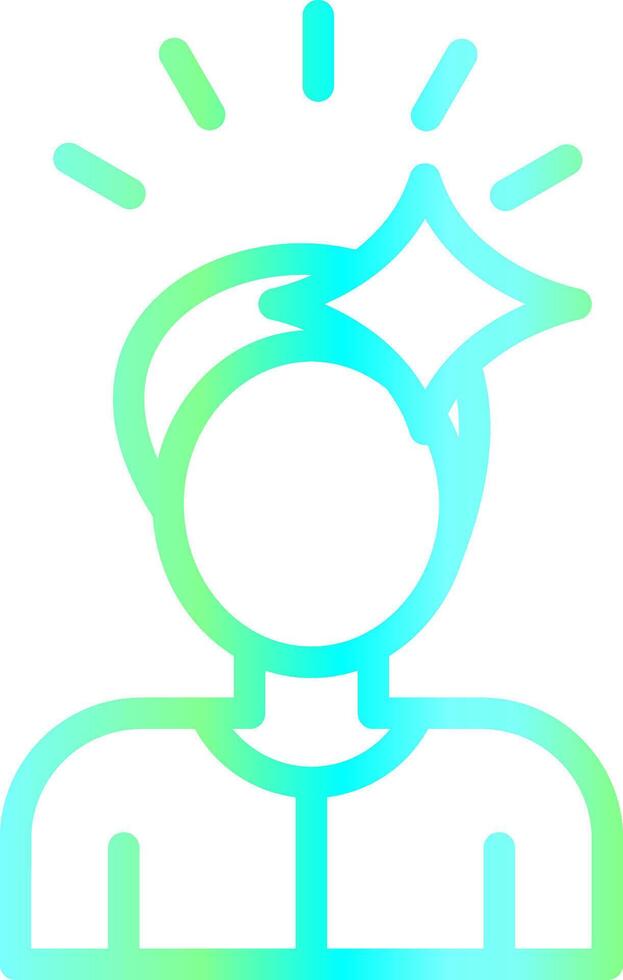 Suffering Creative Icon Design vector